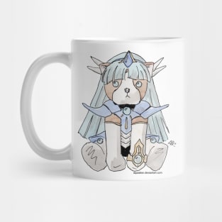 Harlock the Cat Cosplay: Ryuuzaki Umi in armor Mug